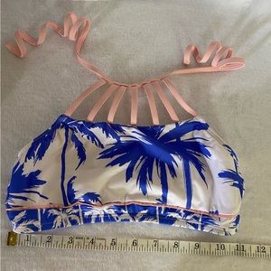 Hobie two piece girls, swimsuit halter top gently used size 10